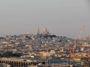 Sacre Coeur from the Arc de Triomphe