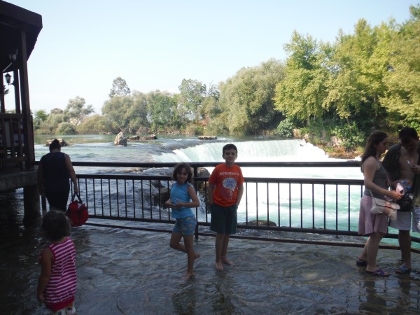 Brother and sister posing @Manavgat