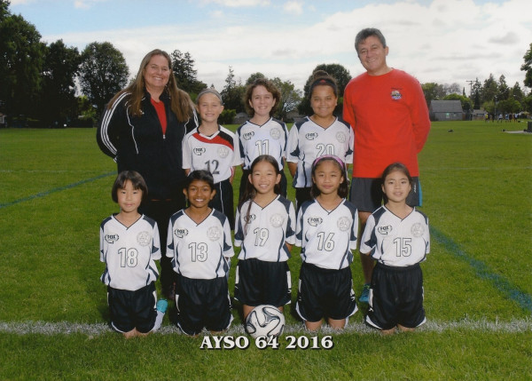 Lava Monsters, Region 64 PCSSL Spring 2016 U10G team